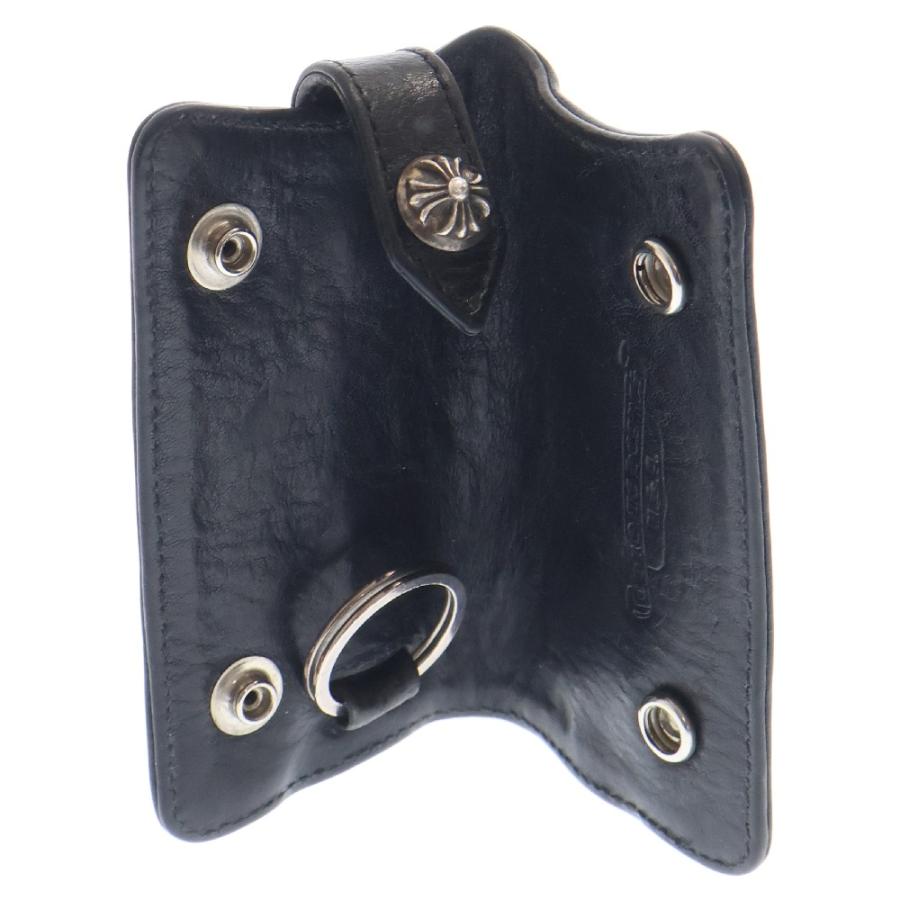 CHROME HEARTS クロムハーツ KEY CASE クロスボールボタンレザー CHROME HEARTS クロムハーツ KEY CASE クロスボールボタンレザー