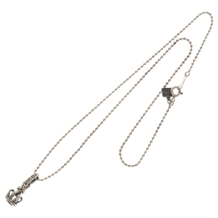 ROYAL ORDER ロイヤルオーダー クラウン ネックレス シルバー ROYAL ORDER ロイヤルオーダー クラウン ネックレス シルバー