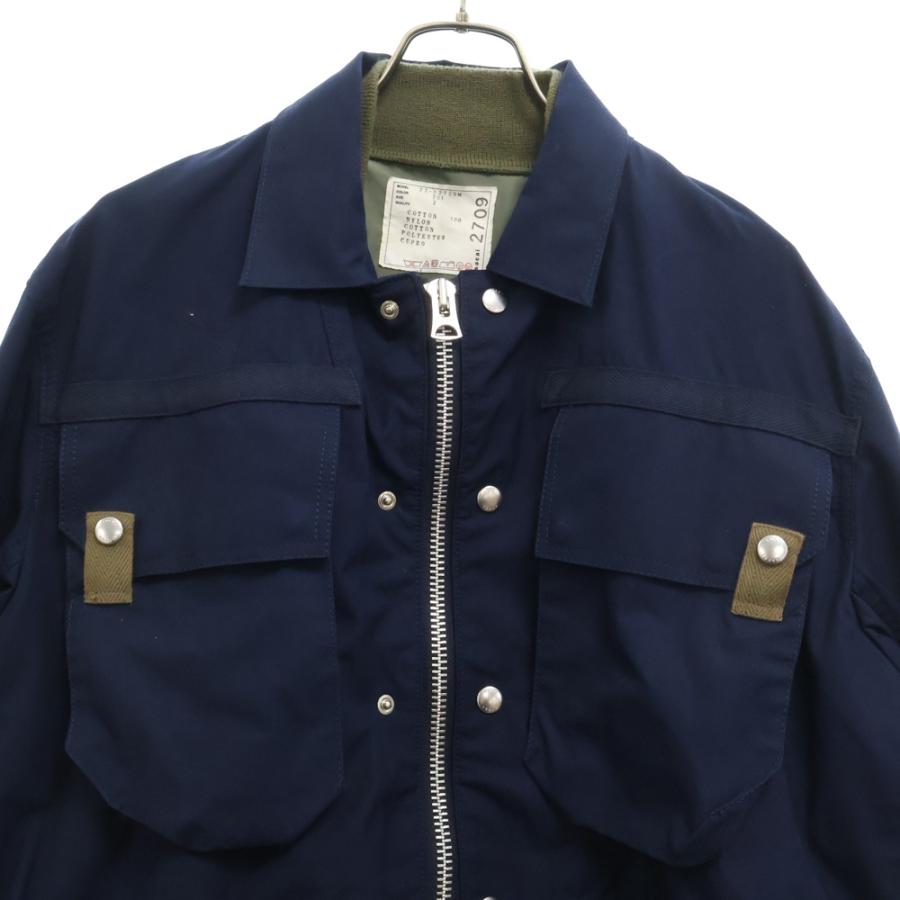 sacai Sacai サカイ 22SS Nylon Twill Mix Blouson ナイロン sacai Sacai サカイ 22SS Nylon Twill Mix Blouson ナイロン