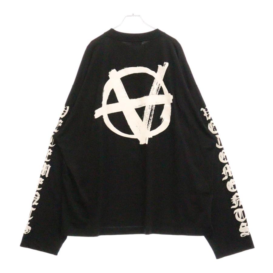 VETEMENTS ヴェトモン 24AW Double Anarchy L/S Tee UA65LS650B VETEMENTS ヴェトモン 24AW Double Anarchy L/S Tee UA65LS650B