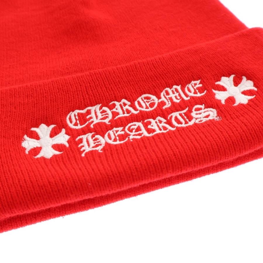 クロムハーツ WOOL WATCH CAP ウールワッチキャップ 正規品 クロムハーツウールワッチキャップCHプラスブラック|クロム