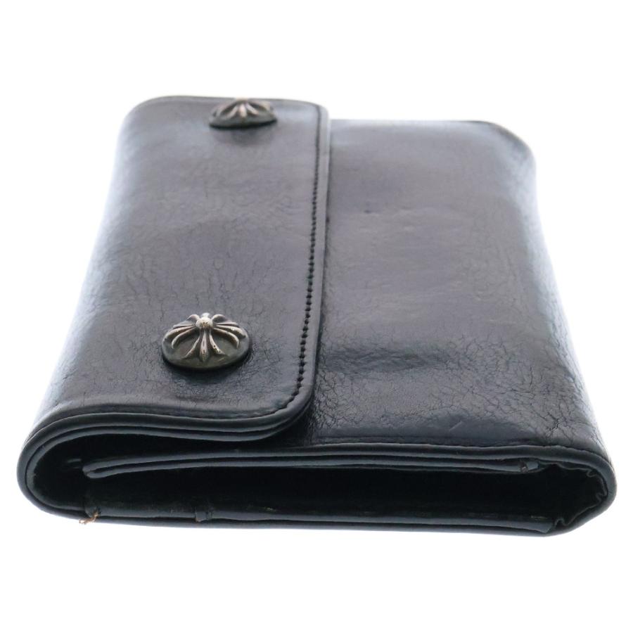 CHROME HEARTS（クロムハーツ） WAVE ウェーブ レザーウォレット 財布