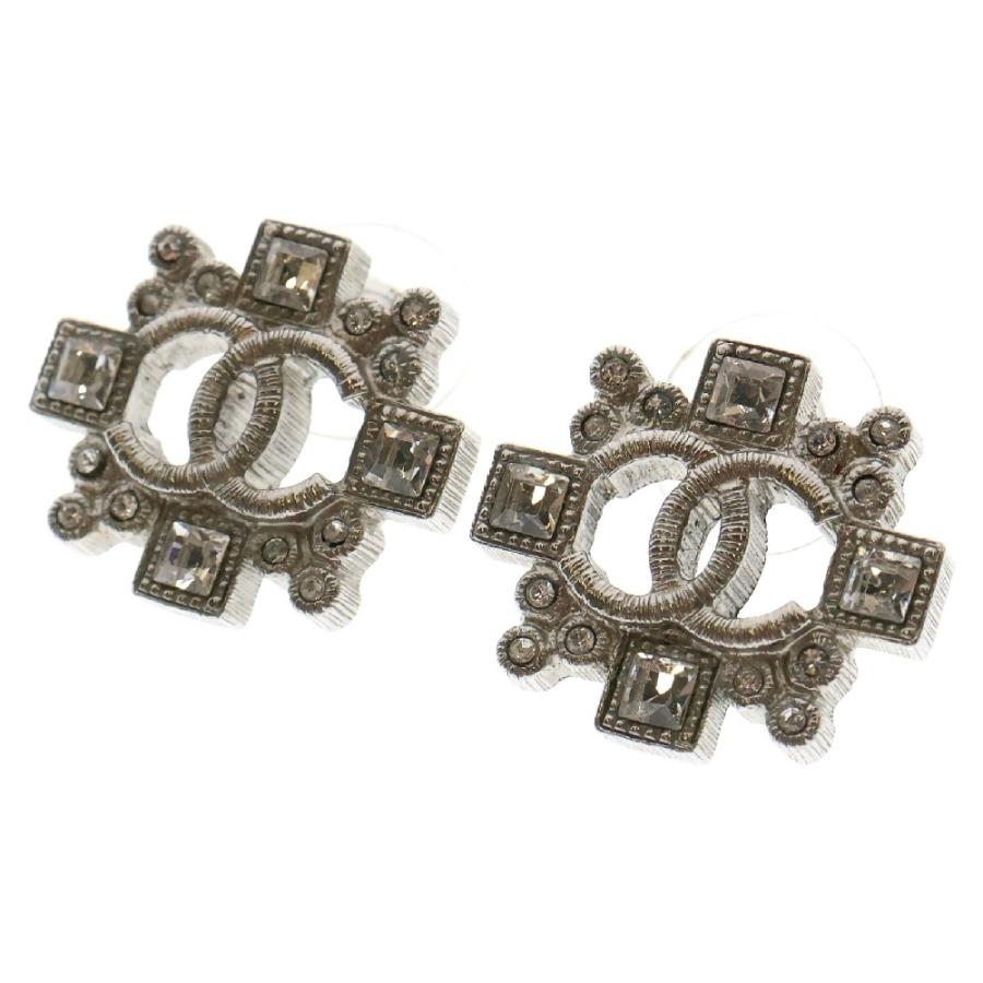CHANEL（シャネル） ココマーク ビジューラインストーンピアス