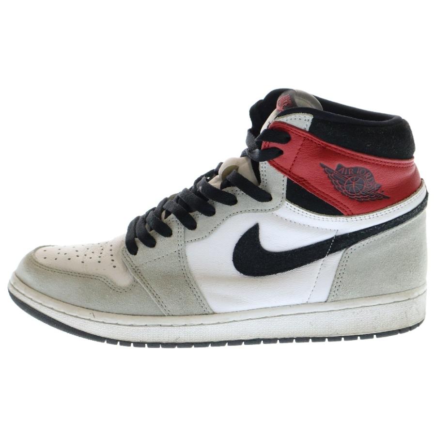 NIKE ナイキ AIR JORDAN1 RETRO HIGH OG LIGHT SMOKE GREY エア