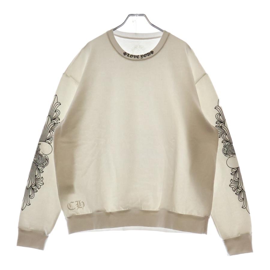 chrome hearts LOVE YOU CREW SWEATSHIRT