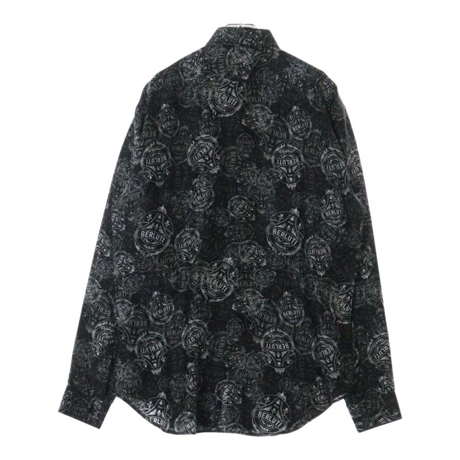 ｔ*ｔ様 ベルルッティ カリグラフィー 総柄シルクシャツ BERLUTI 希少 Berluti（ベルルッティ） Print Silk Shirt R18HTL52SBCI 総柄シルク