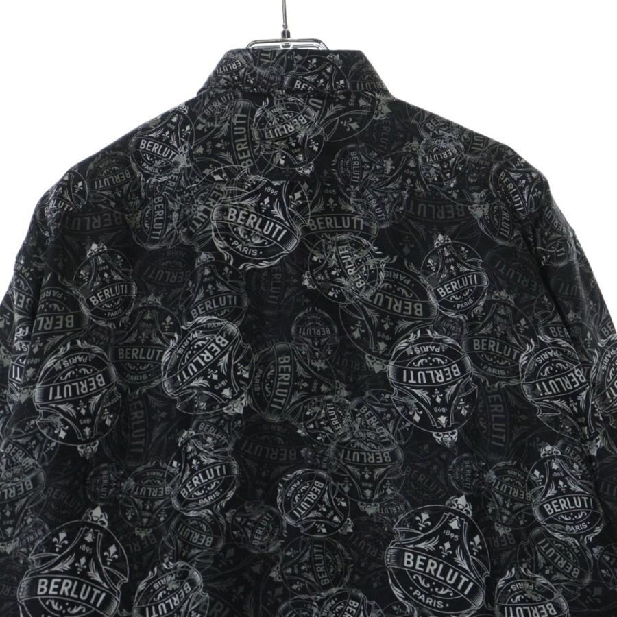 ｔ*ｔ様 ベルルッティ カリグラフィー 総柄シルクシャツ BERLUTI 希少 しーず様専用 ベルルッティ カリグラフィー 総柄シルクシャツ