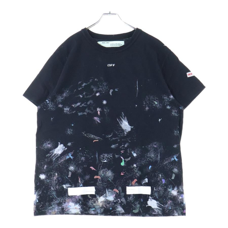 OFF-WHITE オフホワイト GALAXY BRUSHED TEE OMAA002F17620017