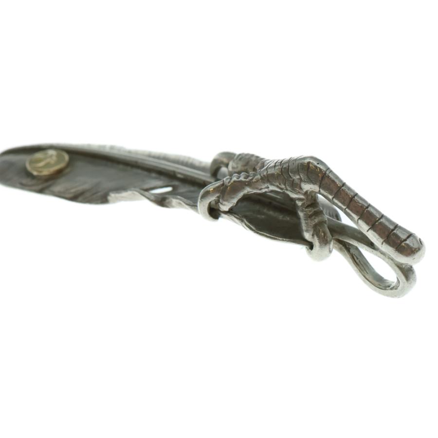 goro's ゴローズ 【現行】銀爪小メタル付き特大フェザー 左向き