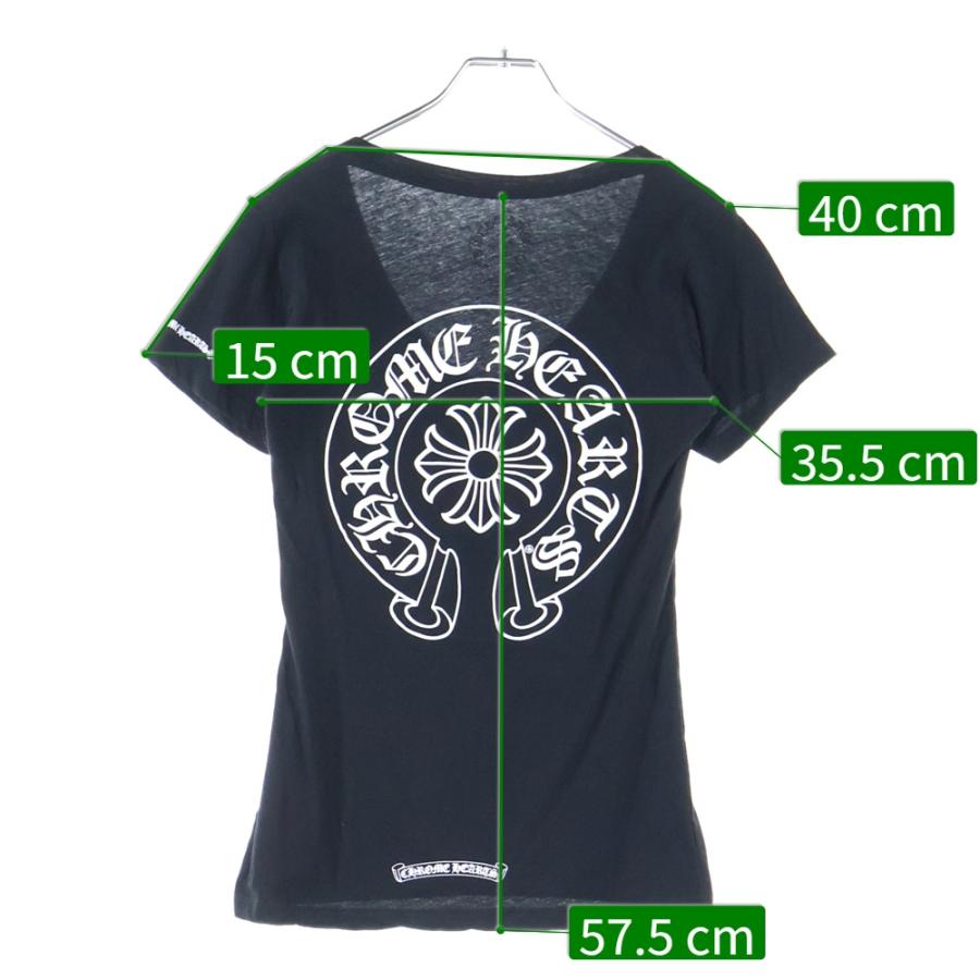CHROME HEARTS（クロムハーツ） ホースシュー プリント Vネック 半袖T