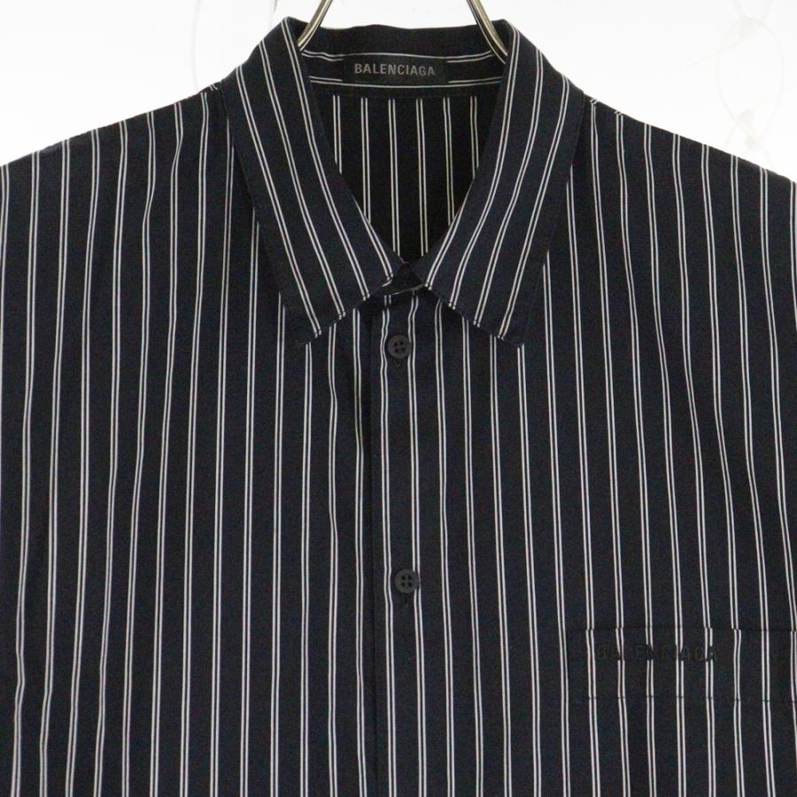 デムナ期 BALENCIAGA ブラック 長袖シャツ 38 デムナ期 BALENCIAGA