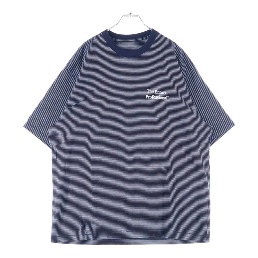 ENNOY エンノイ 23SS Border T-Shirt SS23BRENCT05AM ボーダー クルー