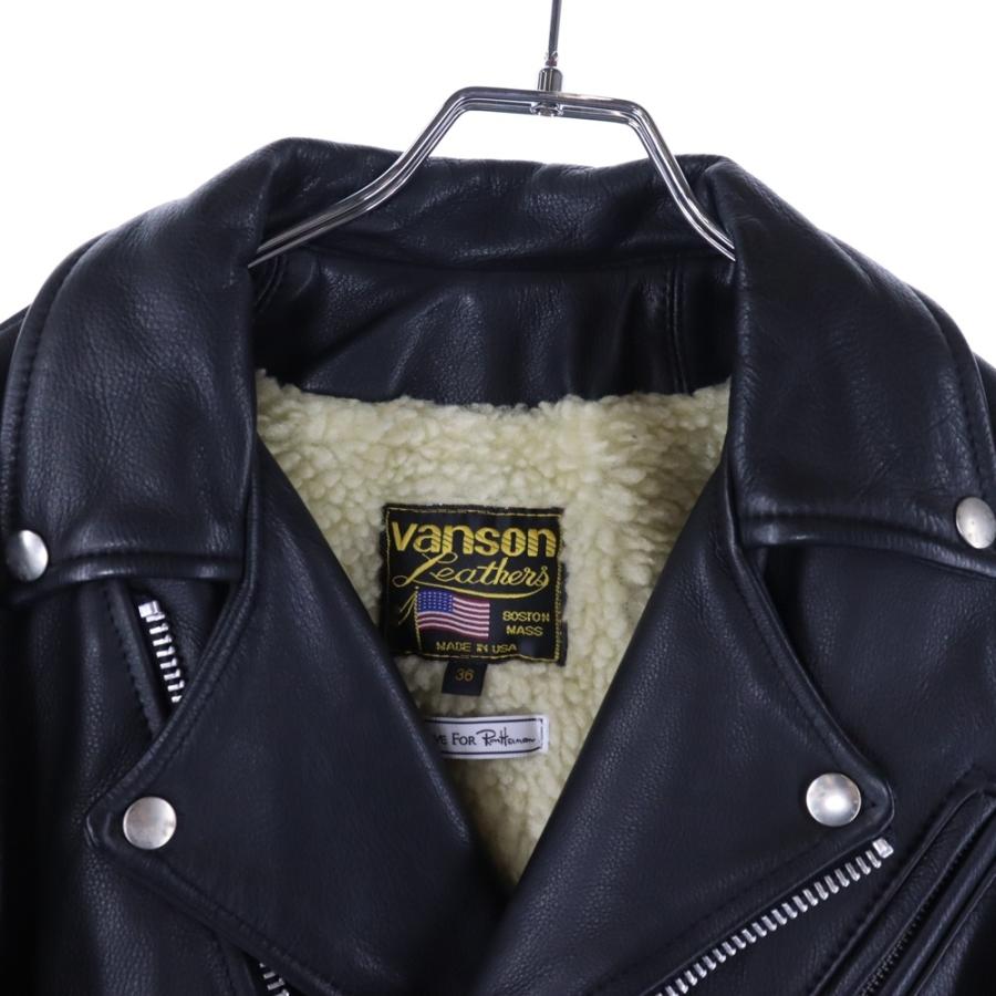VANSON（バンソン） 16AW ×Ron Herman ロンハーマン 裏ボア レザー