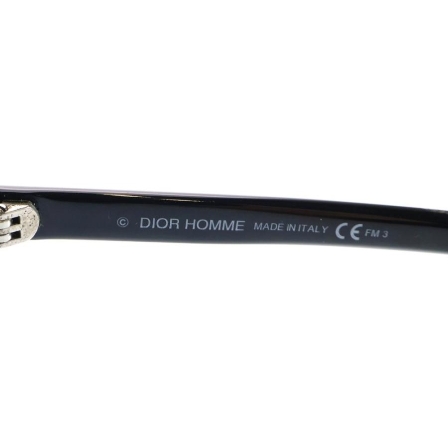 Dior HOMME ディオールオム ラウンドサングラス 眼鏡 TIE231S ブラック