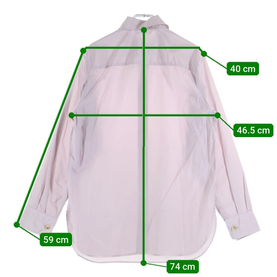 AURALEE（オーラリー） ハイカウントナイロン長袖シャツ パープル