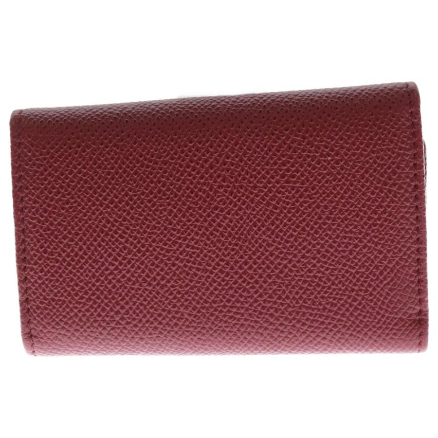 BVLGARI（ブルガリ） ブルガリブルガリ 6連 レザー キーケース レッド