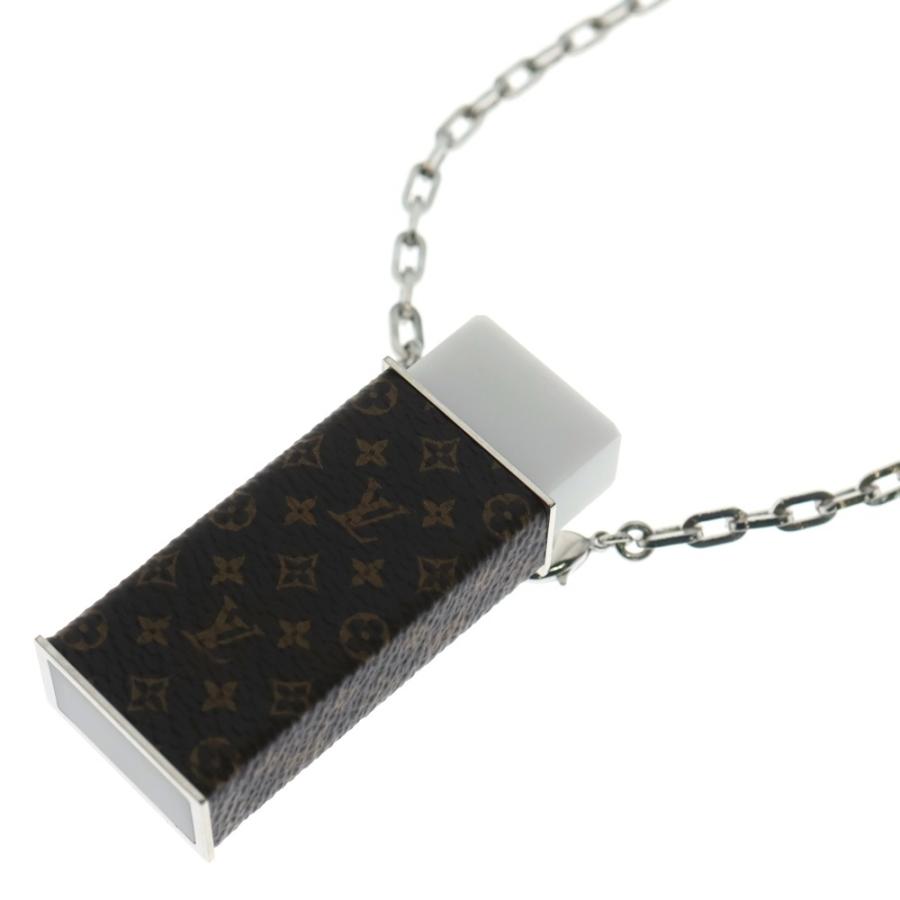 LOUIS VUITTON ルイヴィトン LV Rubber MP3152 モノグラム LV ラバーペンダントネックレス ブラウン LOUIS VUITTON（ルイ・ヴィトン） LV Rubber MP3152 モノグラム LV