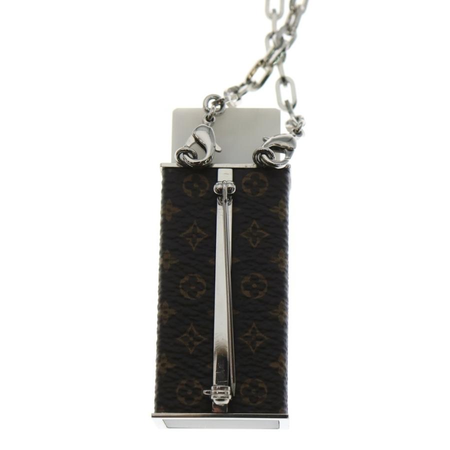 LOUIS VUITTON ルイヴィトン LV Rubber MP3152 モノグラム LV ラバーペンダントネックレス ブラウン LOUIS VUITTON（ルイ・ヴィトン） LV Rubber MP3152 モノグラム LV