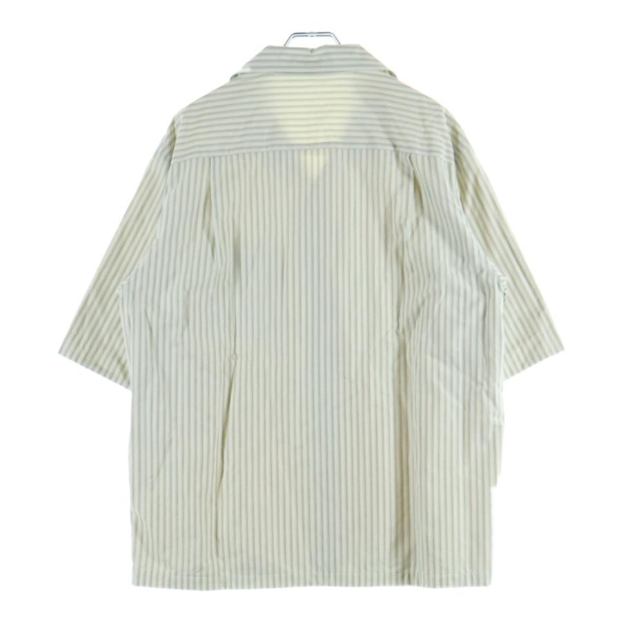 AURALEE ストライプ半袖シャツ AURALEE（オーラリー） TERRY LINED FINX STRIPE SHIRTS A22SS02FS