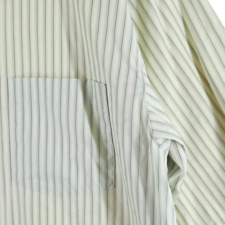 AURALEE（オーラリー） TERRY LINED FINX STRIPE SHIRTS A22SS02FS