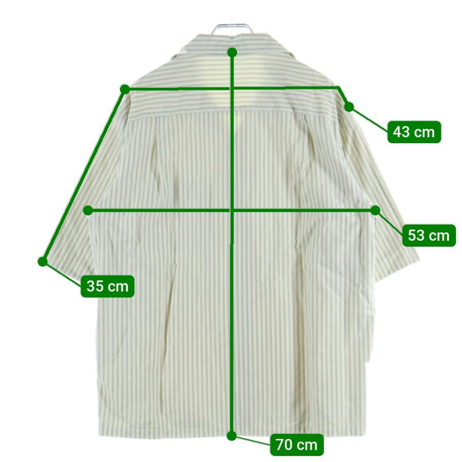 AURALEE（オーラリー） TERRY LINED FINX STRIPE SHIRTS A22SS02FS