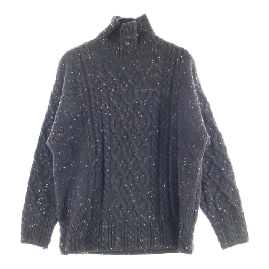 AURALEE（オーラリー） ウールベビー アルパカ ケーブルニットセーター