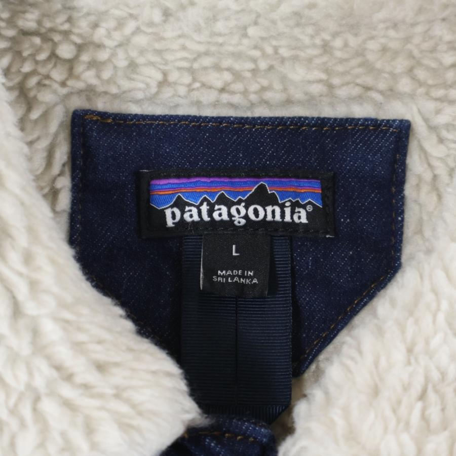 patagonia デニムジャケット Lサイズ ボア襟 2025年最新】patagonia G
