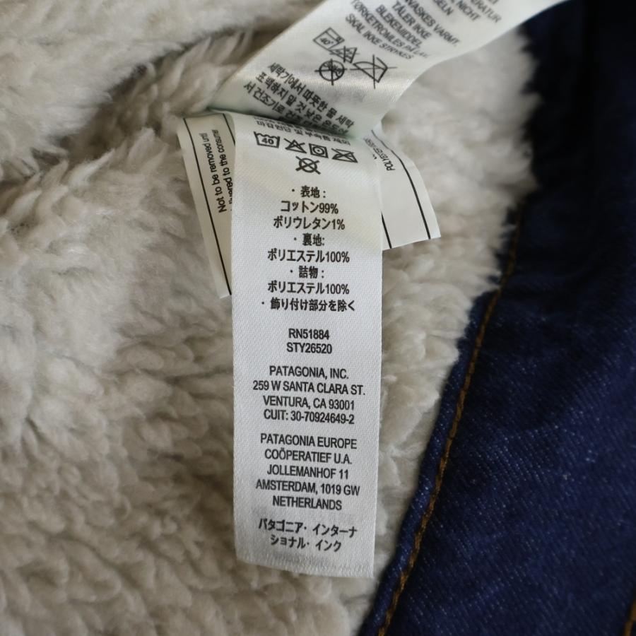 patagonia デニムジャケット Lサイズ ボア襟 2025年最新】patagonia G