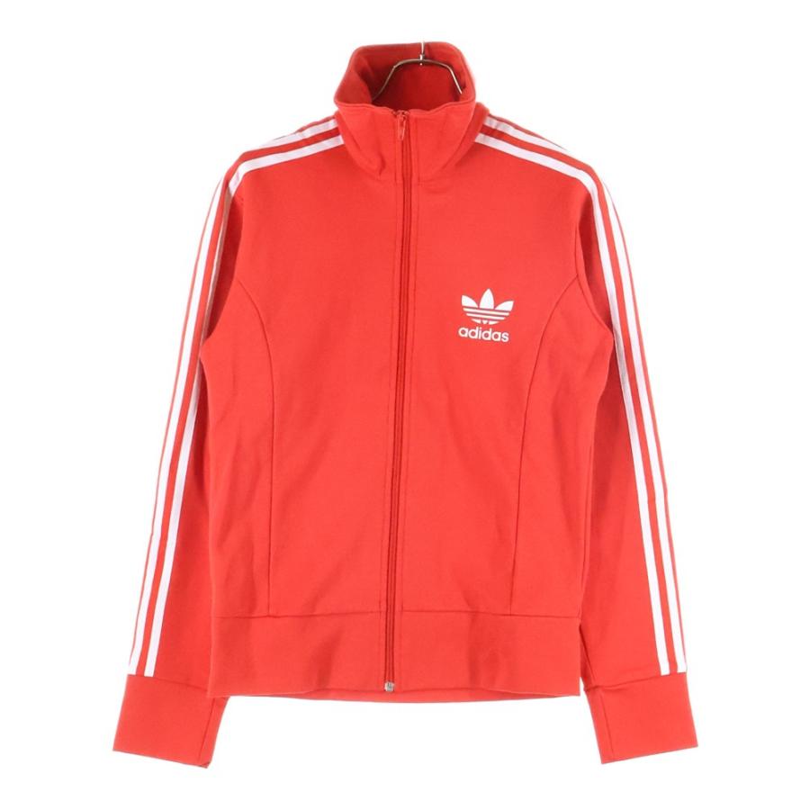 adidas　デッドストック　トラックジャケット　ジャージ　長袖　レッド　ロゴ adidas デッドストック トラックジャケット ジャージ 長袖 レッド ロゴ