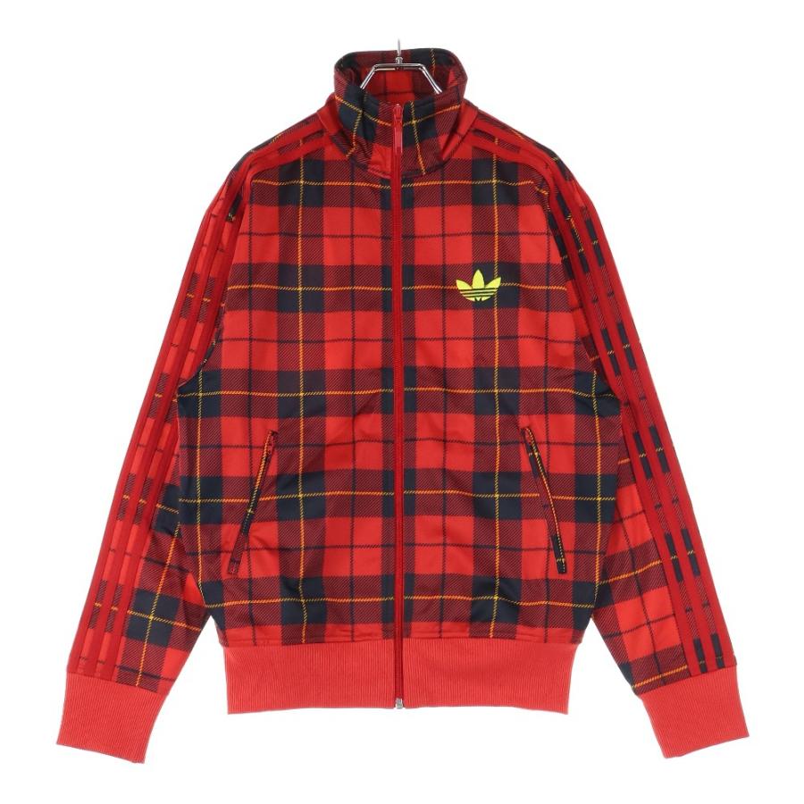 adidas（アディダス） チェック ジップアップ トラックジャケット