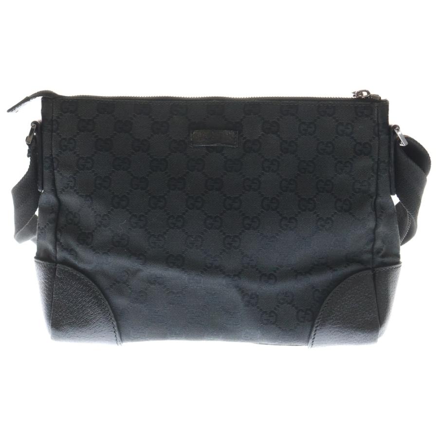 GUCCI（グッチ） GGキャンバス レザー切替 ショルダーバッグ 114273
