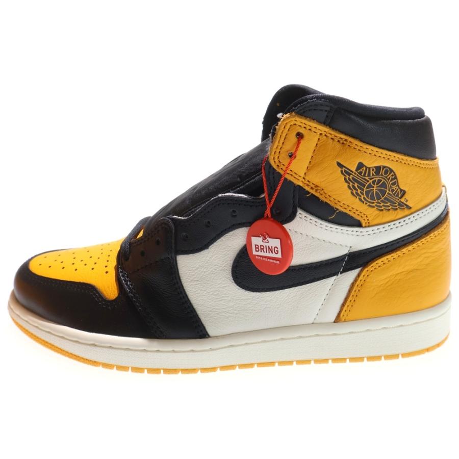 NIKE ナイキ サイズ:27.0cm / AIR JORDAN 1 RETRO HIGH OG TAXI (555088-711) / エアジョーダン1 レトロ ハイ / タクシー ブラック / US9 / ハイカット スニーカー シューズ 靴 バッシュ【メンズ】【中古】【美品】【K4393】 NIKE（ナイキ） AIR JORDAN 1 RETRO HIGH OG TAXI エアジョーダン 1