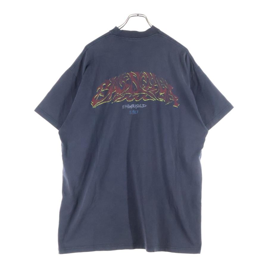 BALENCIAGA（バレンシアガ） 23SS クラッシュダスト加工 ワッペンT