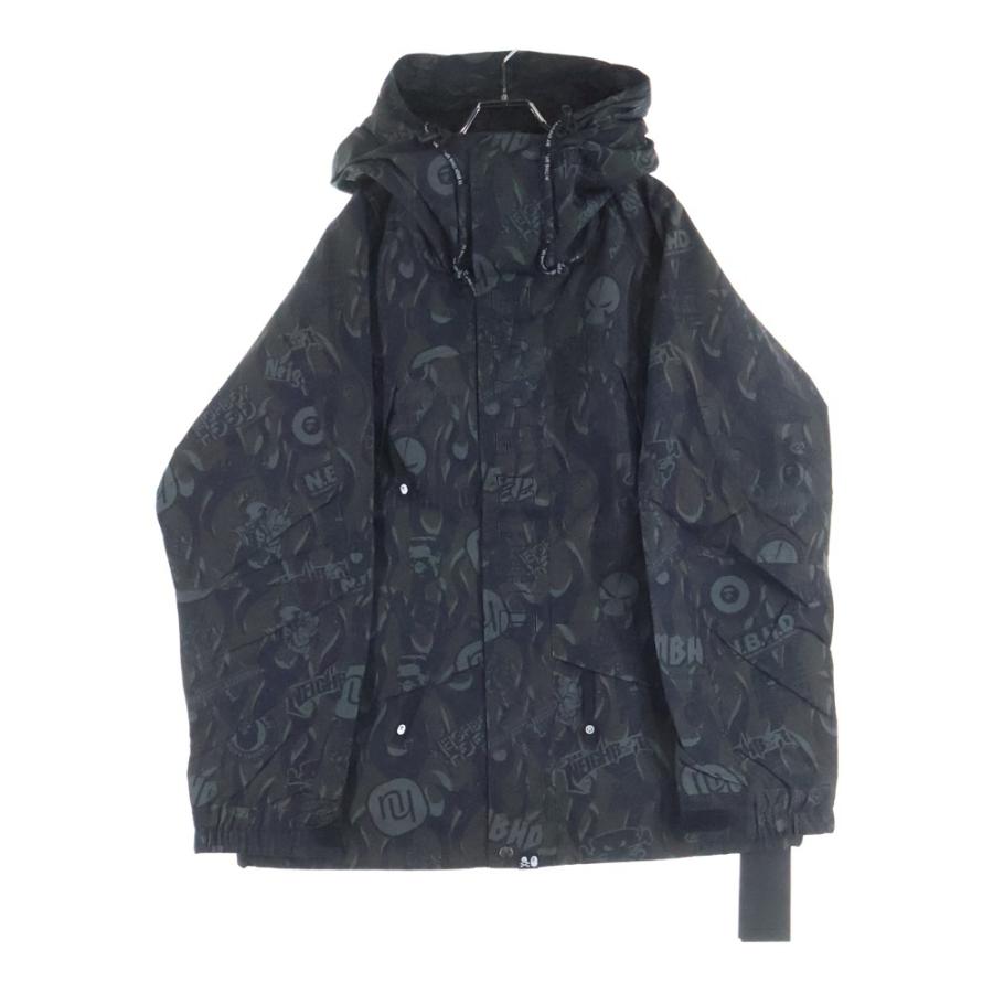 A BATHING APE エイプ 中綿 スノボジャケットブラックXL A BATHING APE（アベイシングエイプ） 22AW ×NEIGHBORHOOD BAPE NBHD