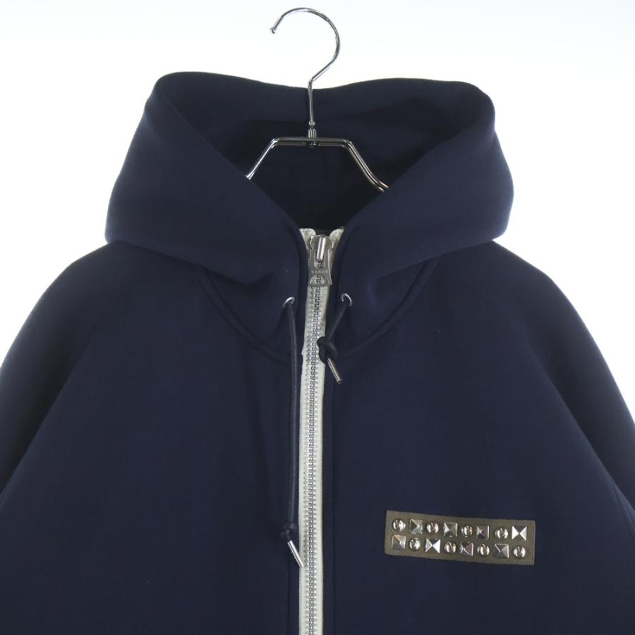 sacai（サカイ） Studded Sponge Sweat Hoodie スタッド付き