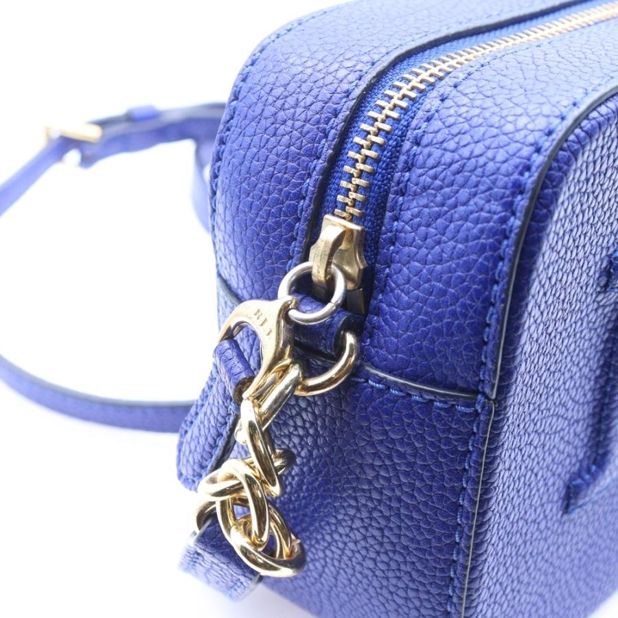 極美品 ローレンラルフローレン ロゴ ショルダーバッグ レザー 型押し LAUREN RALPH LAUREN（ローレン ラルフローレン） ロゴ型押し