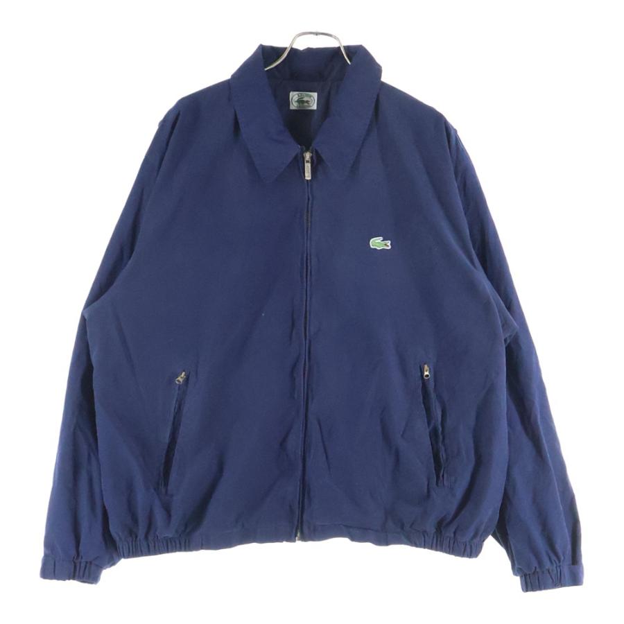 摩*0様 Lacoste ネイビー ジップアップジャケット LACOSTE（ラコステ） フロントロゴ刺繍ジップアップジャケット