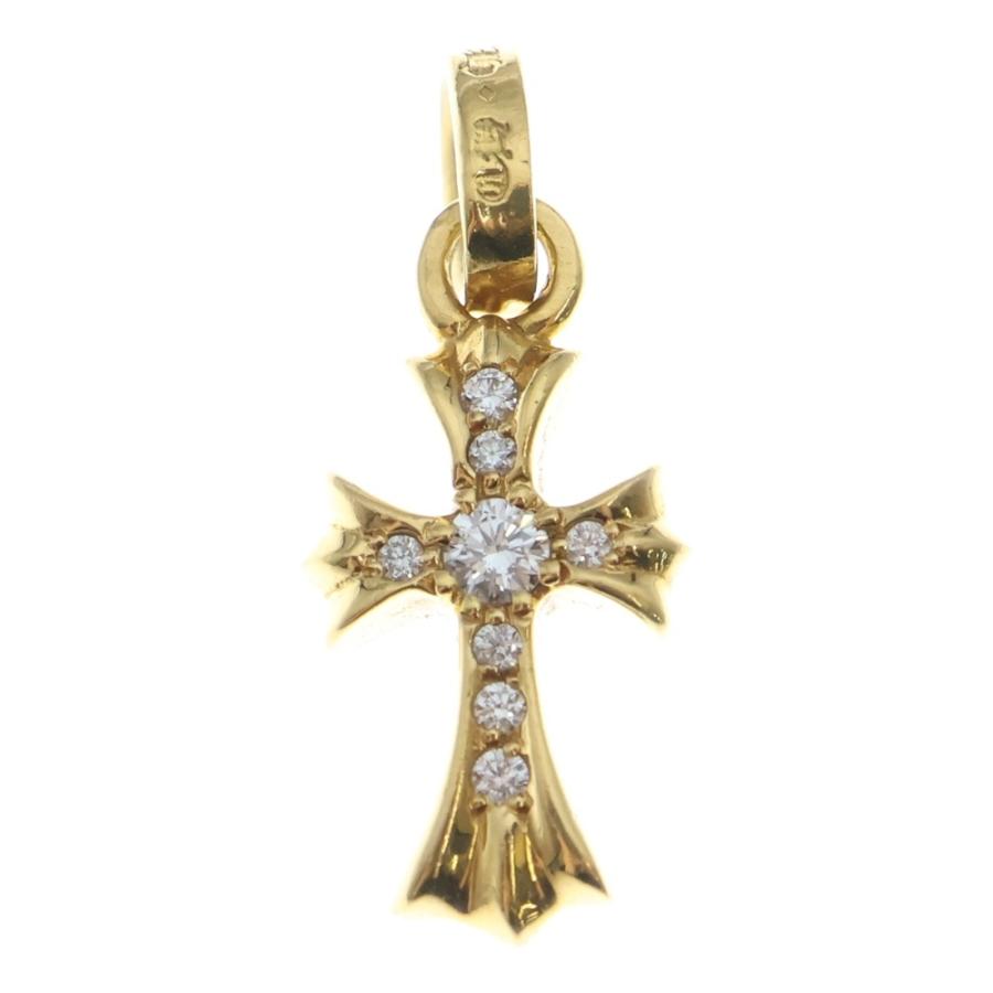 y*u様 クロムハーツ　22kダイヤベビーファットクロス　ネックレストップ CHROME HEARTS（クロムハーツ） 22K CRS BBYFAT P/DIA ベイビー