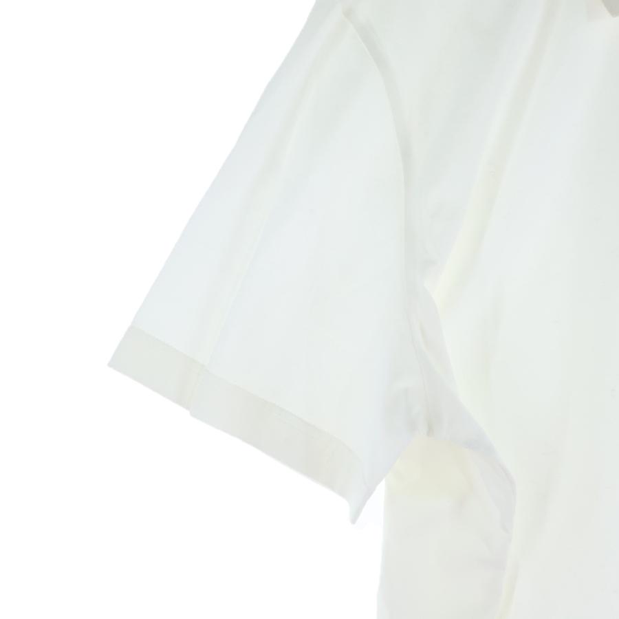 PRADA（プラダ） 19SS ロゴプリント 半袖ポロシャツ ホワイト UJN651