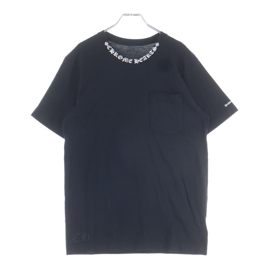 Chrome hearts クロムハーツ ネックロゴ tシャツ S CHROME HEARTS（クロムハーツ） NECK LOGO S/S TEE ネック ロゴ