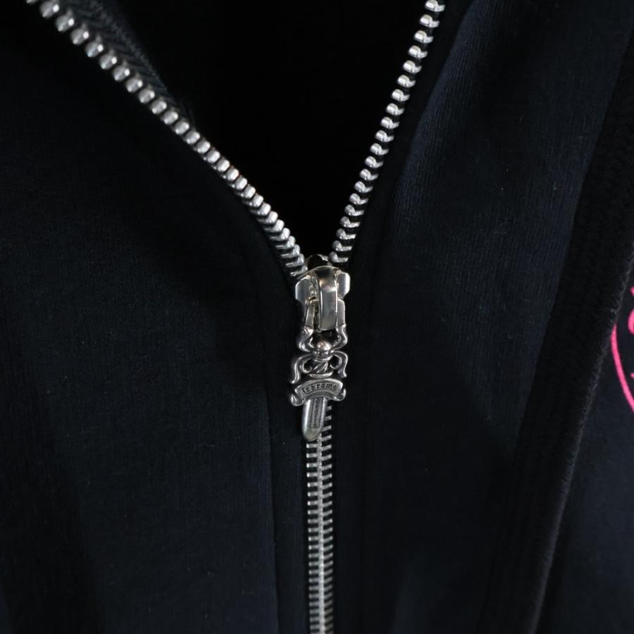 CHROME HEARTS（クロムハーツ） SWTSHRT HD ZIP 袖フローラル バック
