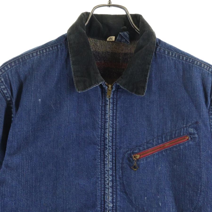 VINTAGE ヴィンテージ 40s アールデコTALONジップ コーデュロイロイ