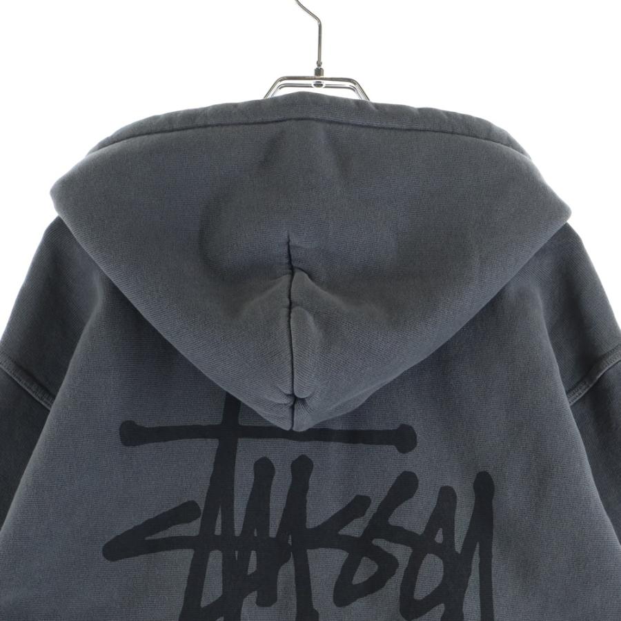 ❗️期間限定SALE❗️ステューシー ベーシック プルオーバーフーディ ブラックS Basic Stüssy Hoodie Pigment Dyed – Black/Black | Tee & Sweats