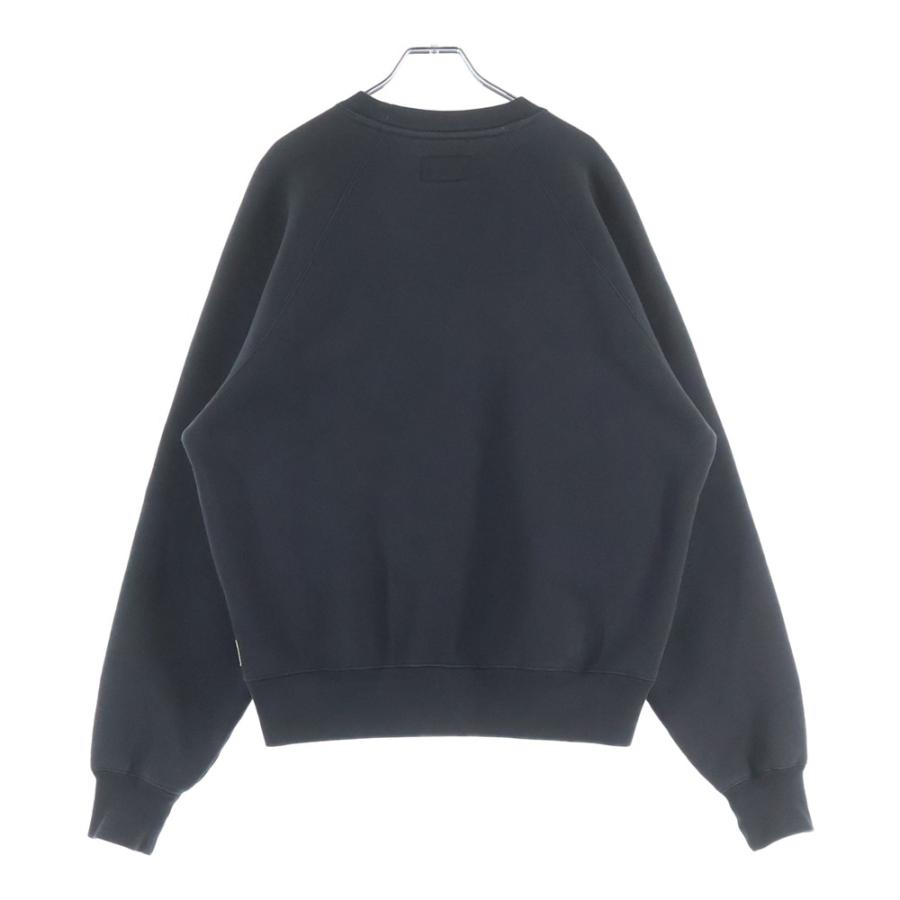 Stüssy ブラック クルーネックスウェット STUSSY（ステューシー） RELAXED CREW SWEAT リラックスクルー
