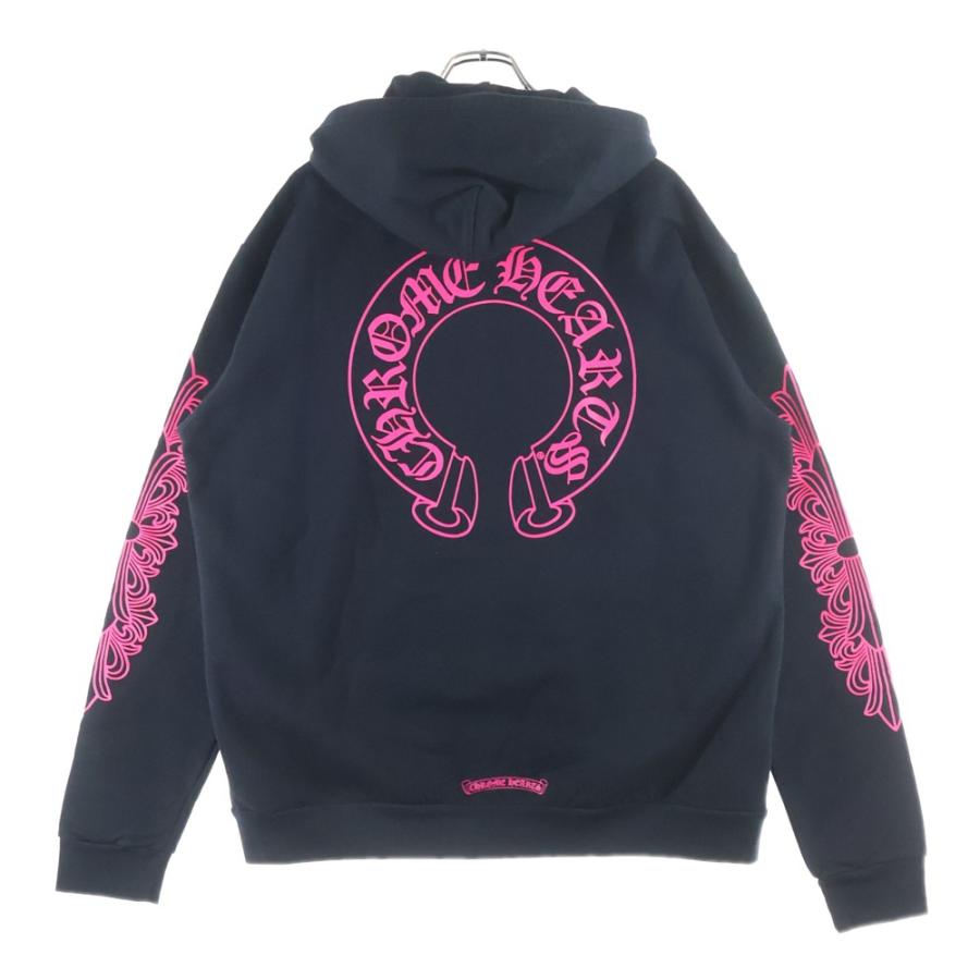chrome hearts SWTSHRT HD ZIP バックアーチロゴ　M CHROME HEARTS（クロムハーツ） SWTSHRT HD ZIP バックホースシュー 袖