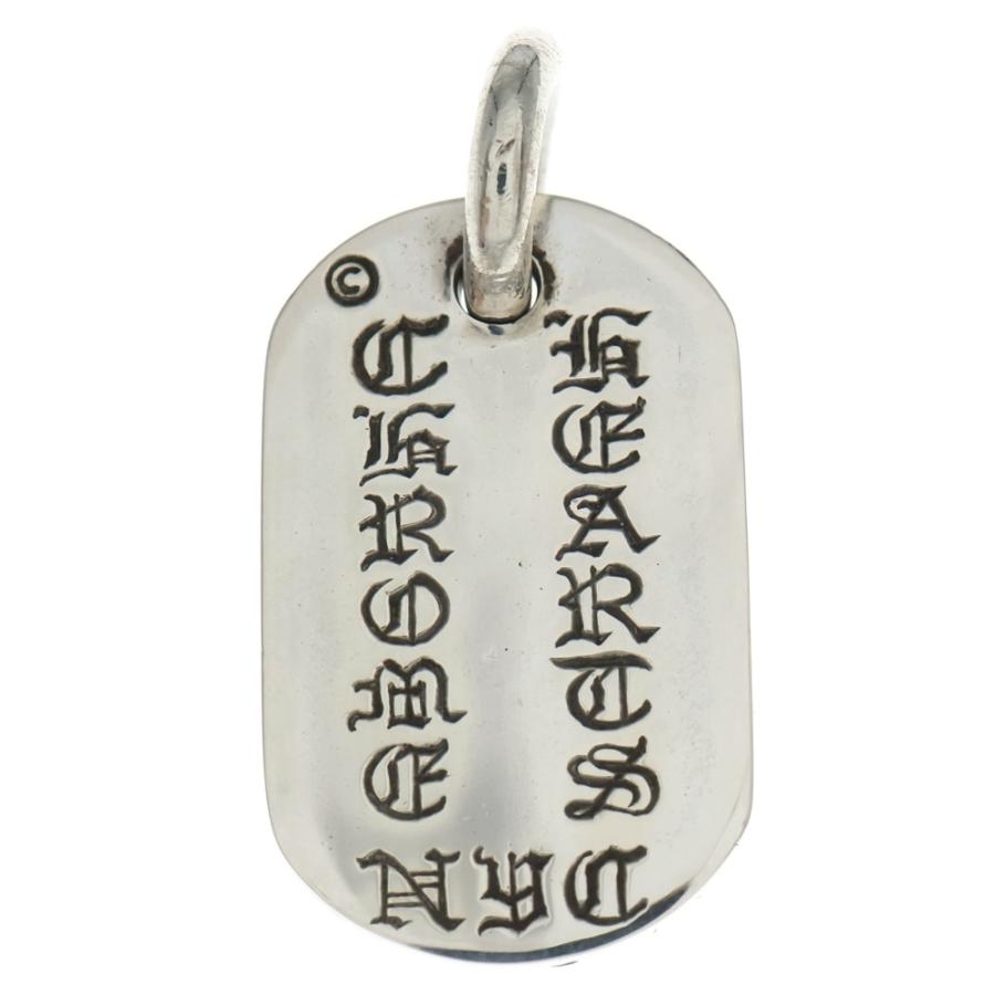 エ*ン様 クロムハーツ シルバー　ドッグタグ ペンダントトップ　CHROME H CHROME HEARTS（クロムハーツ） D TAG SML LTD ニューヨーク限定
