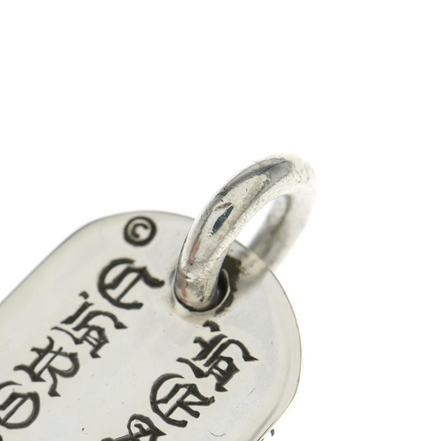 エ*ン様 クロムハーツ シルバー　ドッグタグ ペンダントトップ　CHROME H CHROME HEARTS（クロムハーツ） D TAG SML LTD ニューヨーク限定