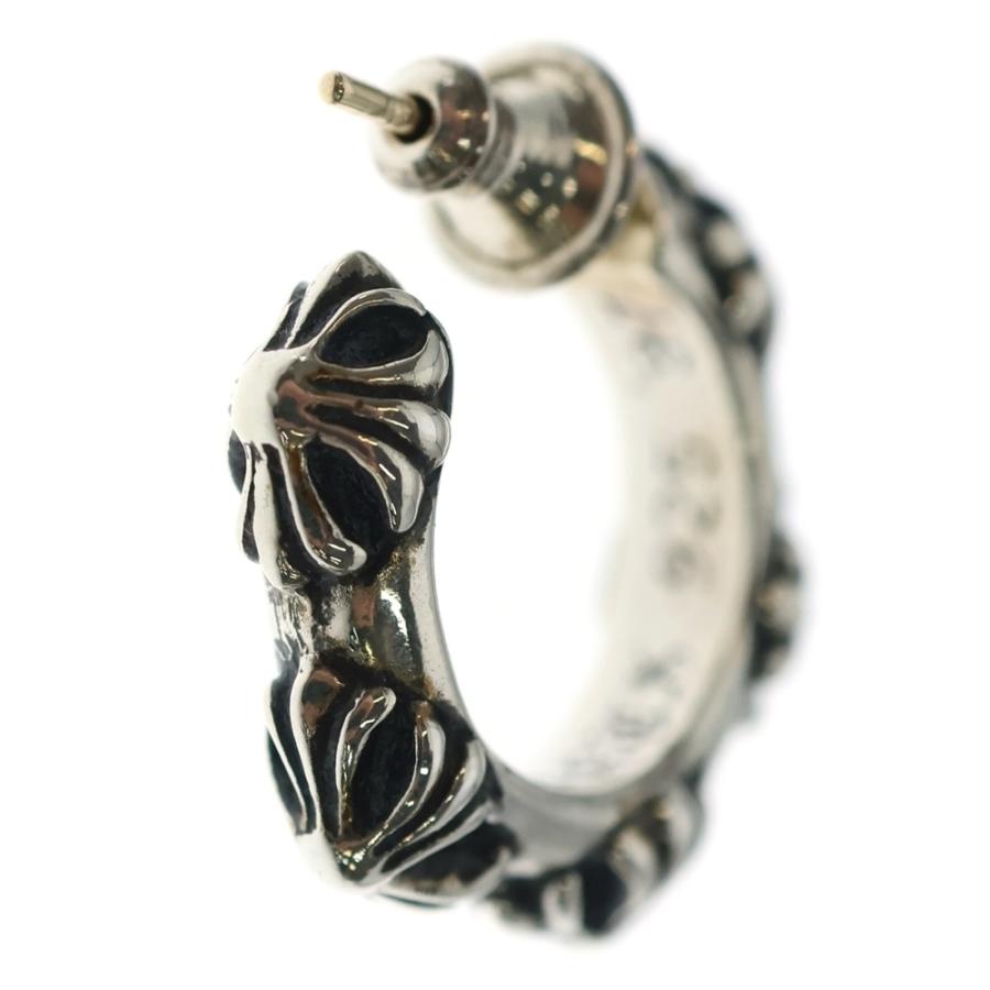 CHROME HEARTS（クロムハーツ） HOOP CROSS クロスバンド フープピアス
