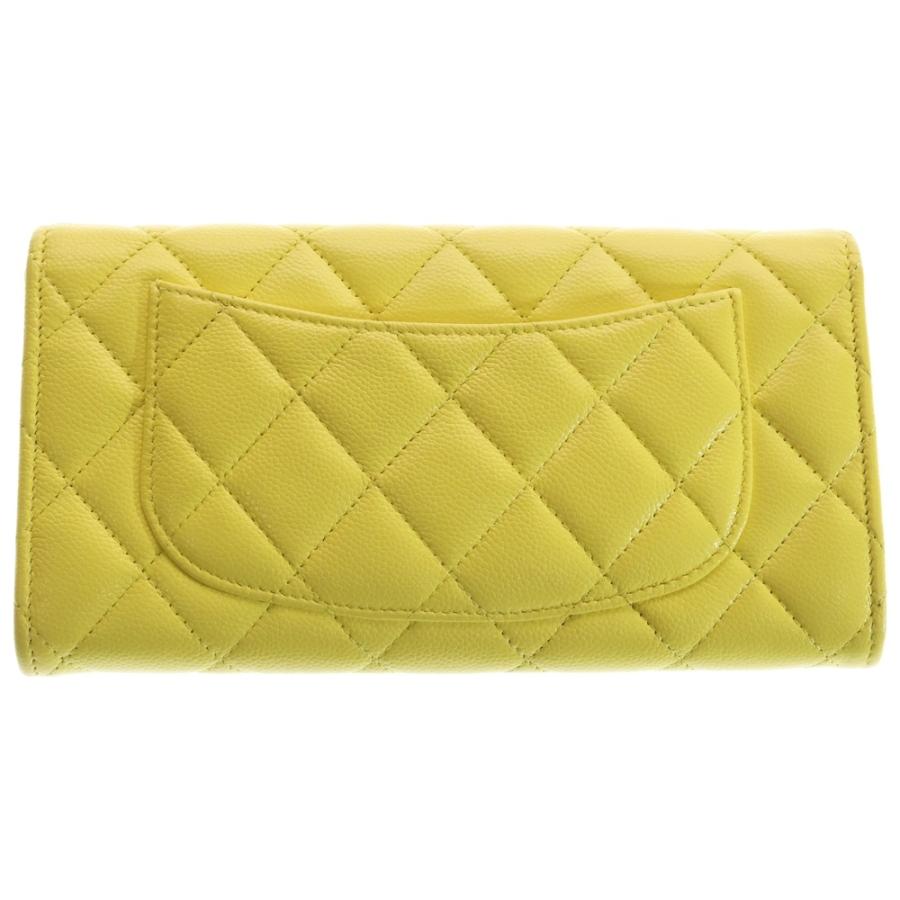 シャネル ロング フラップウォレット 22番台 マトラッセ ココマーク ゴールド CHANEL（シャネル） マトラッセ ココマーク クラシック ロングフラップ