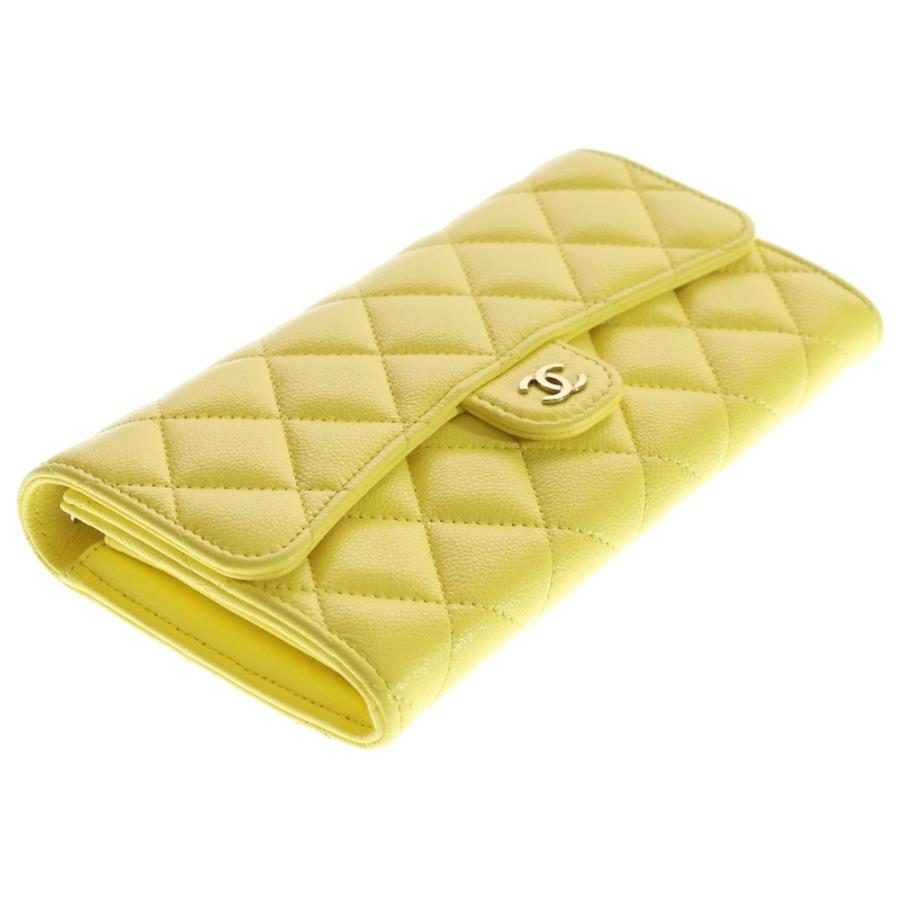 シャネル ココマークキャビアスキンフラップ財布 レディース CHANEL（シャネル） 並行輸入 長財布 キャビアスキン CHANEL LONG